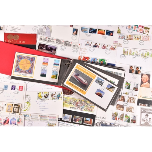 13 - GB, CHANNEL ISLANDS AND ISLE OF MAN COLLECTION of 1970s FDCs and worldwide ranges in eight small alb... 