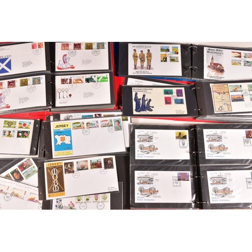 14 - GB, CHANNEL ISLANDS AND ISLE OF MAN COLLECTION of 1970's FDCs and worldwide ranges in eight small al... 