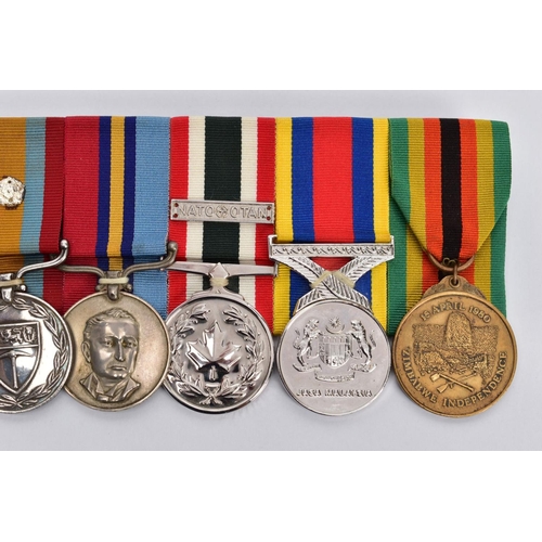 146 - A UNIQUE GROUP OF SIX MEDALS to Roger Brian Carden TATTERSALL, born 30th June 1938, a member of the ... 