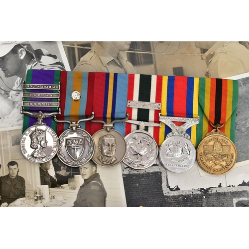 146 - A UNIQUE GROUP OF SIX MEDALS to Roger Brian Carden TATTERSALL, born 30th June 1938, a member of the ... 