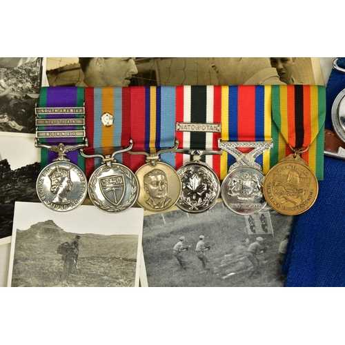 146 - A UNIQUE GROUP OF SIX MEDALS to Roger Brian Carden TATTERSALL, born 30th June 1938, a member of the ... 