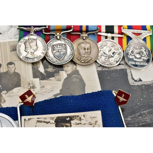 146 - A UNIQUE GROUP OF SIX MEDALS to Roger Brian Carden TATTERSALL, born 30th June 1938, a member of the ... 