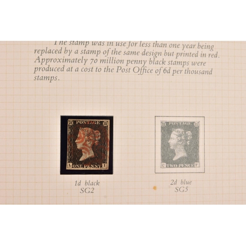 2 - STAMPS, GB QV used collection in SG Oriel album, commences with good 4m penny black, then ranges of ... 