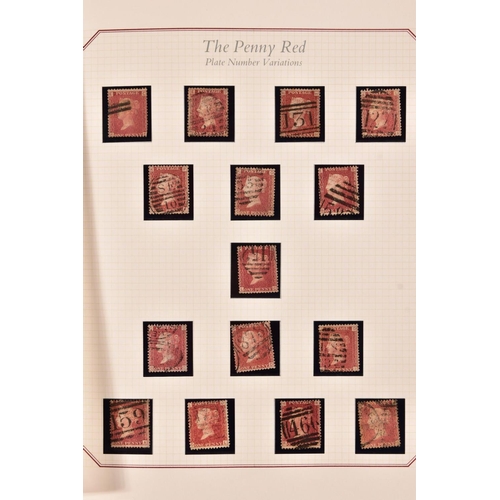 2 - STAMPS, GB QV used collection in SG Oriel album, commences with good 4m penny black, then ranges of ... 