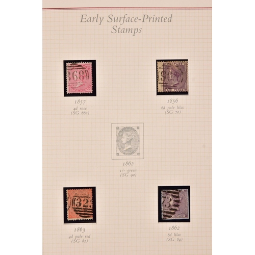 2 - STAMPS, GB QV used collection in SG Oriel album, commences with good 4m penny black, then ranges of ... 