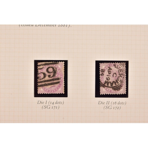 2 - STAMPS, GB QV used collection in SG Oriel album, commences with good 4m penny black, then ranges of ... 