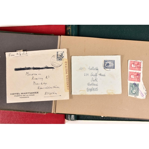 22 - COLLECTION OF STAMPS in box, housed in albums and on cards, main interest in early to mid period mai... 