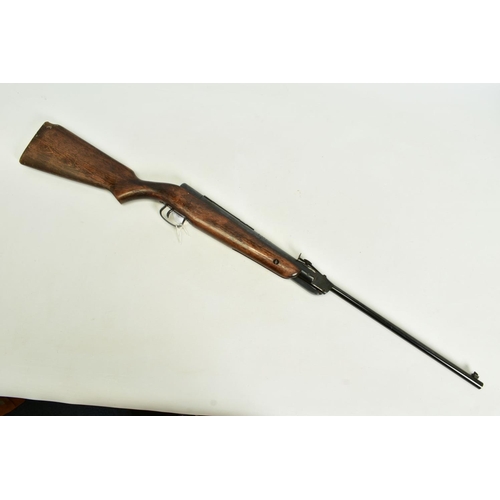 26 - A .22'' WEBLEY & SCOTT 'THE WEBLEY FALCON' AIR RIFLE, serial number 788, it has retained virtually a... 