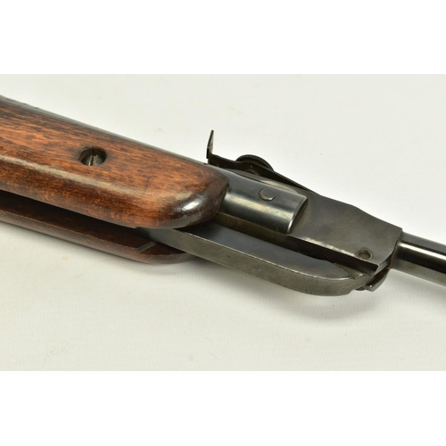 26 - A .22'' WEBLEY & SCOTT 'THE WEBLEY FALCON' AIR RIFLE, serial number 788, it has retained virtually a... 