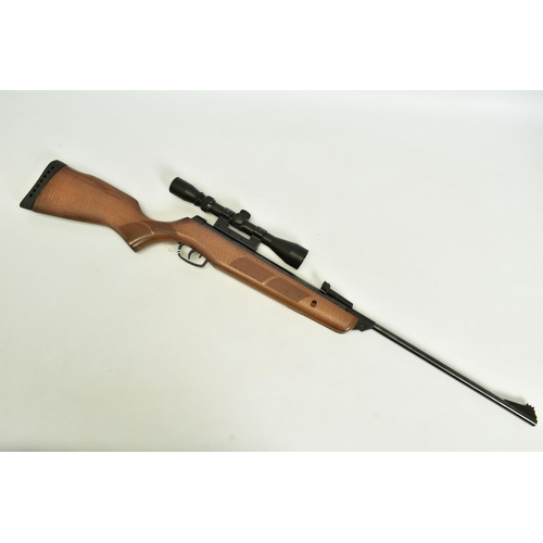 27 - A MK 6 .177' B.S.A. METEOR AIR RIFLE serial number ZE - 303959-12 fitted with a 3-9 x 40 scope, it s... 