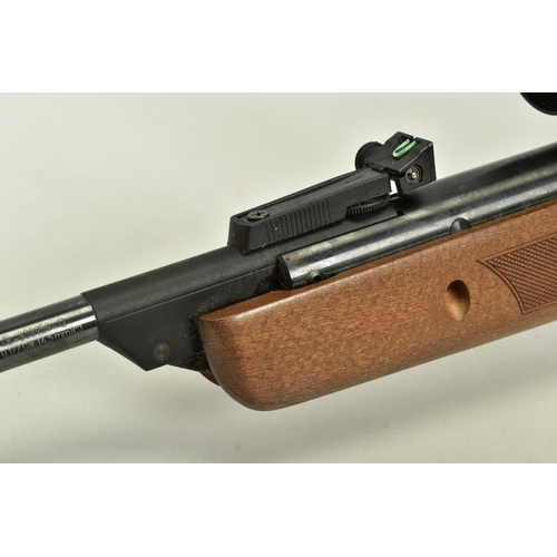 27 - A MK 6 .177' B.S.A. METEOR AIR RIFLE serial number ZE - 303959-12 fitted with a 3-9 x 40 scope, it s... 