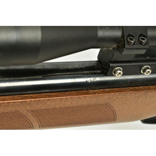 27 - A MK 6 .177' B.S.A. METEOR AIR RIFLE serial number ZE - 303959-12 fitted with a 3-9 x 40 scope, it s... 