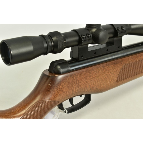 27 - A MK 6 .177' B.S.A. METEOR AIR RIFLE serial number ZE - 303959-12 fitted with a 3-9 x 40 scope, it s... 