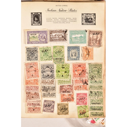 5 - STAMP COLLECTION IN FIVE ALBUMS AND LOOSE