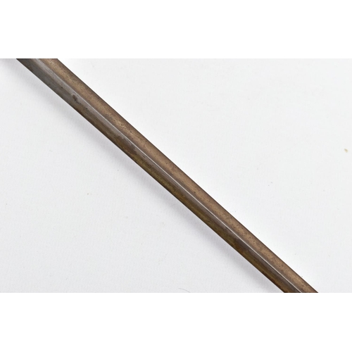 50 - A SMALL POSSIBLY FRENCH COURT SWORD, blade is approximately 83cm in length, but tip is slightly bent... 