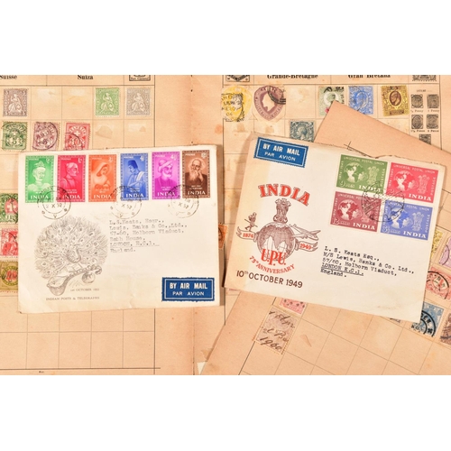 7 - INTERESTING RANGE OF STAMPS AND COVERS in banana box including a selection of mid period worldwide c... 