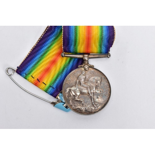 89 - A WWI BRITISH WAR MEDAL (on a Victory medal ribbon) named to 95218 Pte A T Owen RAMC, together with ... 