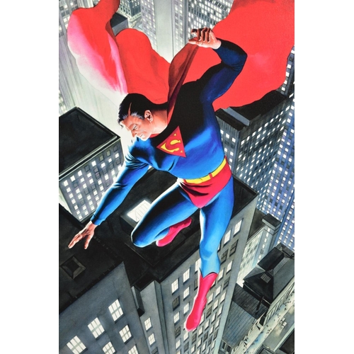 411 - ALEX ROSS (AMERICAN CONTEMPORARY) 'SUPERMAN: TWENTIETH CENTURY' signed limited edition print 41/195 ... 