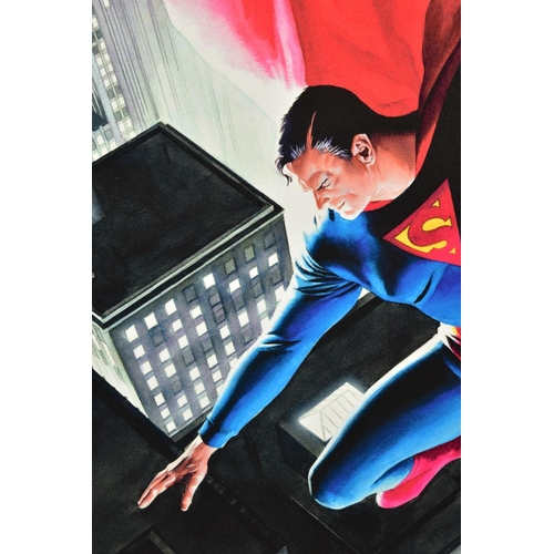 411 - ALEX ROSS (AMERICAN CONTEMPORARY) 'SUPERMAN: TWENTIETH CENTURY' signed limited edition print 41/195 ... 