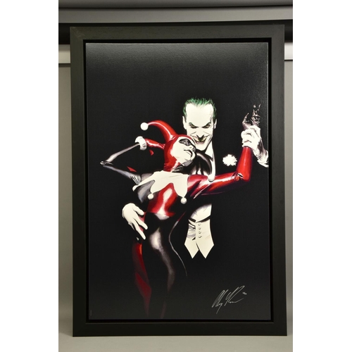 419 - ALEX ROSS (AMERICAN CONTEMPORARY) 'TANGO WITH EVIL' the Clown Prince and Harley Quinn, signed deluxe... 