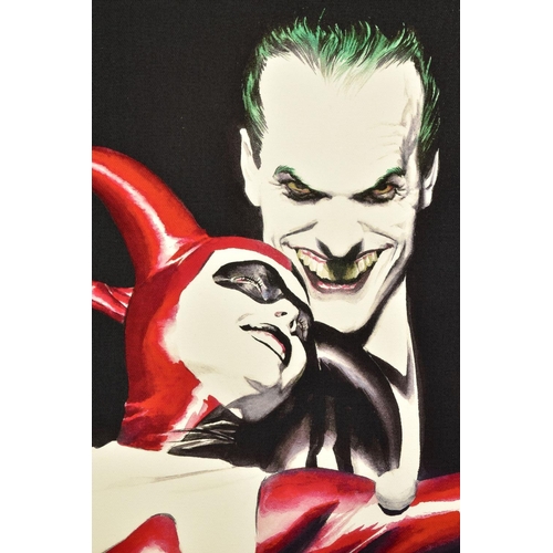 419 - ALEX ROSS (AMERICAN CONTEMPORARY) 'TANGO WITH EVIL' the Clown Prince and Harley Quinn, signed deluxe... 