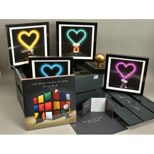 427 - DOUG HYDE (BRITISH 1972) 'BOX OF LOVE' a limited edition box set comprising a 13cm bronze sculpture,... 