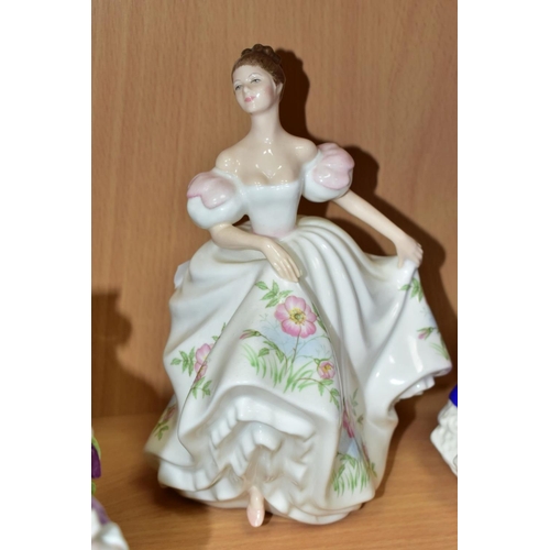 494 - FOUR ROYAL DOULTON FIGURINES, comprising 'Lucy' HN3653, 'Mary' Figure of the Year 1992 HN3375, exten... 