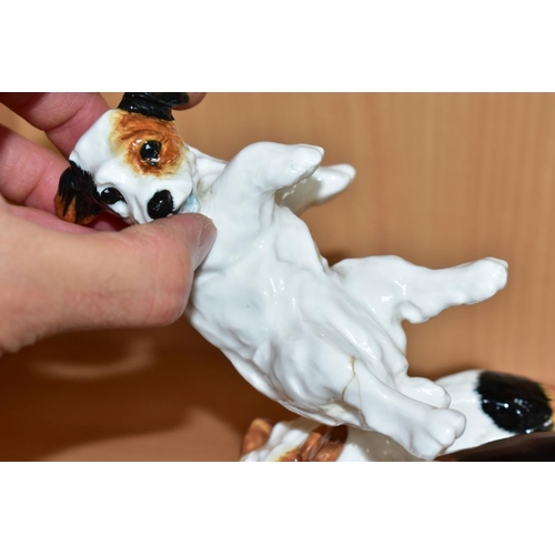 506 - TWELVE ROYAL DOULTON CHARACTER DOGS, comprising HN2586, HN2587 (extensive cracks), HN2554, HN2590, H... 