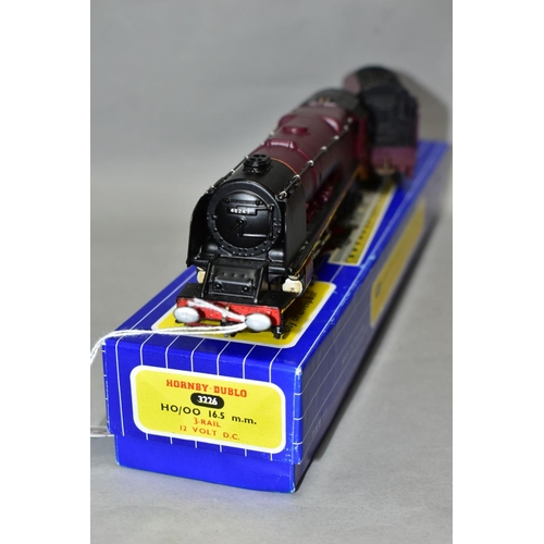 530 - TWO BOXED HORNBY DUBLO DUCHESS CLASS LOCOMOTIVES 'City of Liverpool' No. 46247, B.R. Lined maroon li... 