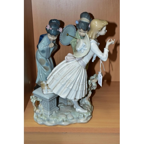 535 - FIVE LLADRO FIGURES, comprising 5222 'Pretty Pickings', designed by Jose Puche, issued 1984, 4989 'J... 