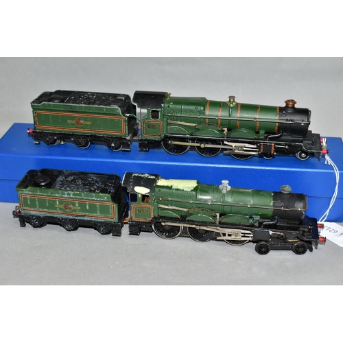 541 - TWO HORNBY DUBLO CASTLE CLASS LOCOMOTIVES, 'Bristol Castle' No 7013 (EDLT20) and 'Denbigh Castle' No... 