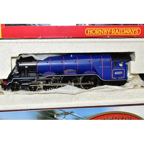 557 - TWO BOXED HORNBY RAILWAY 00 GAUGE CLASS A3 LOCOMOTIVES 'Prince Palatine' No. 60052 (R146) and 'Tranq... 