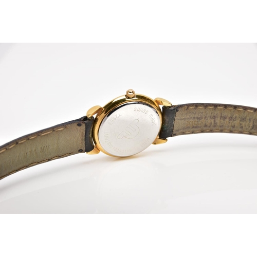 29 - A LADIES 'MAURICE LACROIX' QUARTZ WRISTWATCH, round cream dial signed 'Maurice Lacroix, quartz', Rom... 