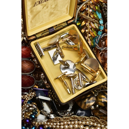 239 - A BOX OF ASSORTED ITEMS, to include five loose, cut and polished colourless gemstones assessed as Qu... 