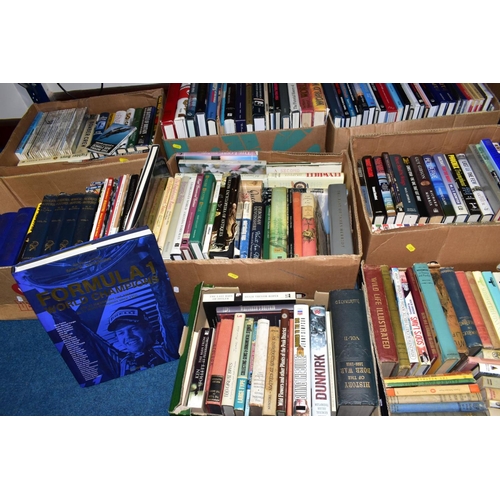 472 - BOOKS, eight boxes containing approximately 252 titles to include a selection of magazine publicatio... 