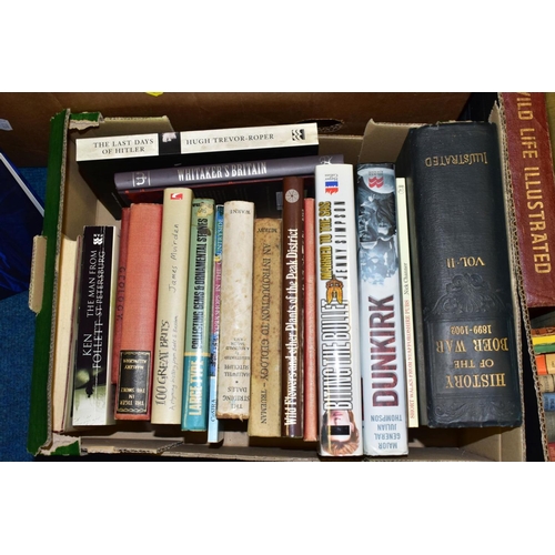 472 - BOOKS, eight boxes containing approximately 252 titles to include a selection of magazine publicatio... 