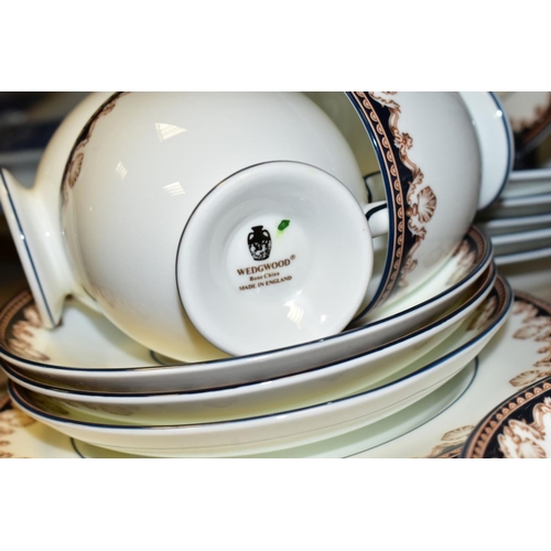 479 - A WEDGWOOD MEDICI PATTERN (R4588) DINNER SERVICE, comprising an oval meat plate, length 36cm, an ova... 