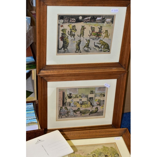 508 - POSTCARDS & PRINTS, four index file draws containing approximately 3200 - 3600 modern 'tourist' post... 