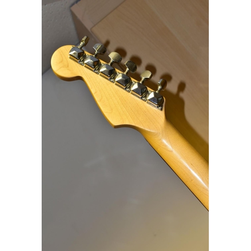 524 - A SQUIER AFFINITY STRATOCASTER in tobacco Sunburst with  scratchplate and pickup covers, rosewood fi... 