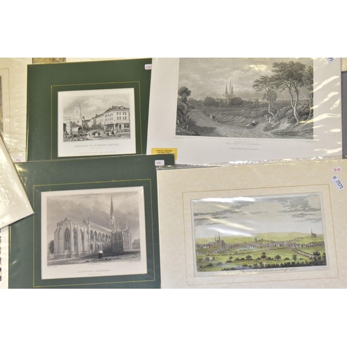 557 - PRINTS, a collection of twenty mounted antique prints comprising ten Arthur Rackham prints, to 'Pete... 