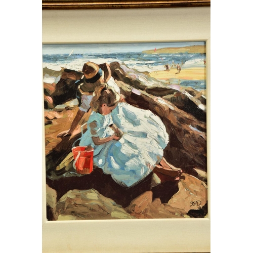 410 - SHERREE VALENTINE DAINES (BRITISH 1959) 'SHELL CATCHERS', a signed limited edition print of female f... 