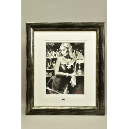 437 - FABIAN PEREX (ARGENTINA 1967) 'ENGLISH ROSE VII', a signed artist proof, monochrome print of a scant... 