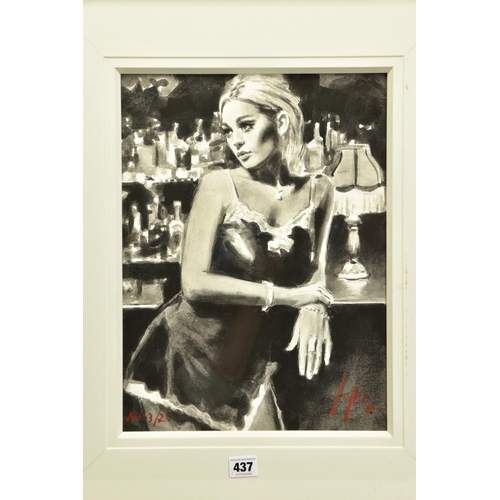 437 - FABIAN PEREX (ARGENTINA 1967) 'ENGLISH ROSE VII', a signed artist proof, monochrome print of a scant... 