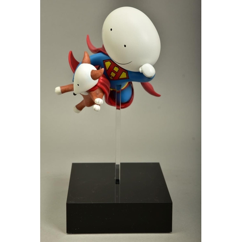 438 - DOUG HYDE (BRITISH 1972) 'IS IT A BIRD? IS IT A PLANE' an export edition sculpture of a superhero fi... 