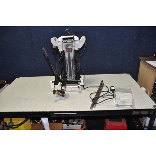 1263 - A RYOBI CM-31 CHAIN MORTICER fitted with a 16mm chain, manual and original box (PAT pass and working... 