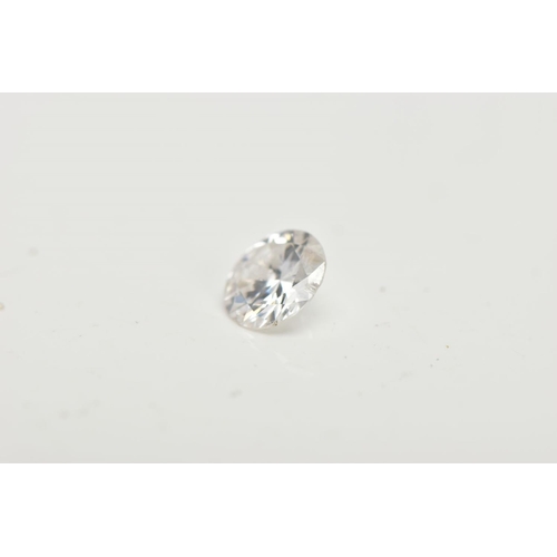 26 - A LOOSE ROUND BRILLIANT CUT DIAMOND, colour assessed as G-H, clarity assessed as I1, estimated diamo... 