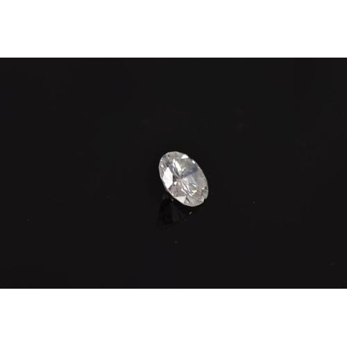 26 - A LOOSE ROUND BRILLIANT CUT DIAMOND, colour assessed as G-H, clarity assessed as I1, estimated diamo... 