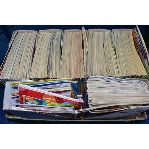 TWO BOXES OF BEANO COMICS AND ANNUALS ETC, to include a run of comics ...