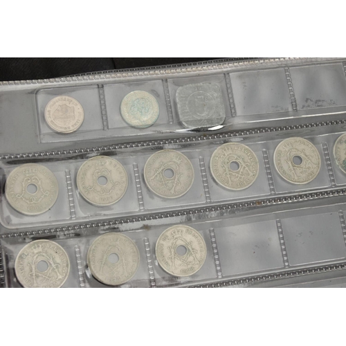 319 - A QUANTITY OF COINS, COIN ALBUMS WITH SILVER CONTENT COINS, COMMEMORATIVES, BANKNOTES ETC, to includ... 