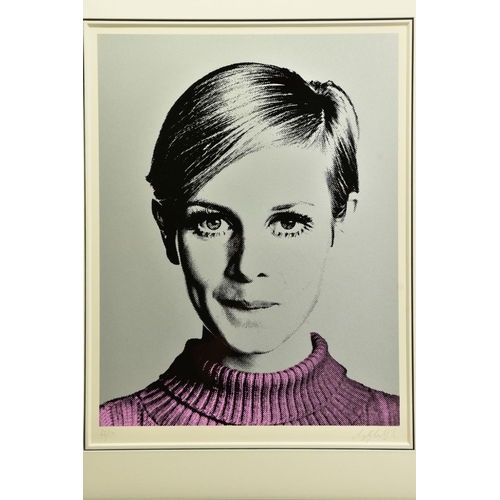 397 - NUALA MULLIGAN (BRITISH CONTEMPORARY) 'COVER GIRL', a signed limited edition print of 1960's icon 'T... 